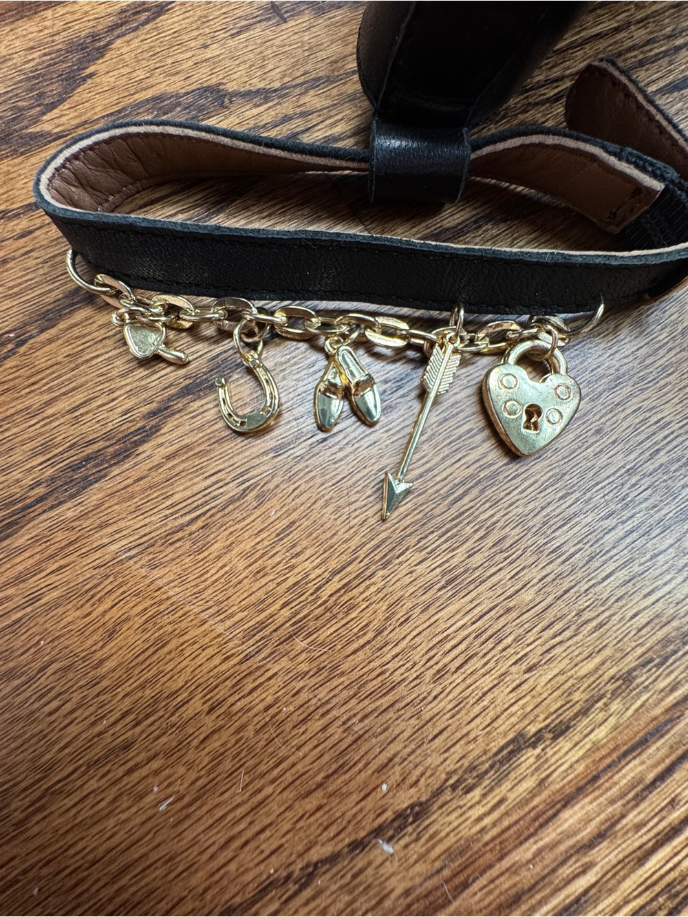 Free People Mystic Treasures Black Leather Charm Ankle Strap Ballet Flats Sz 7 - Picture 4 of 10